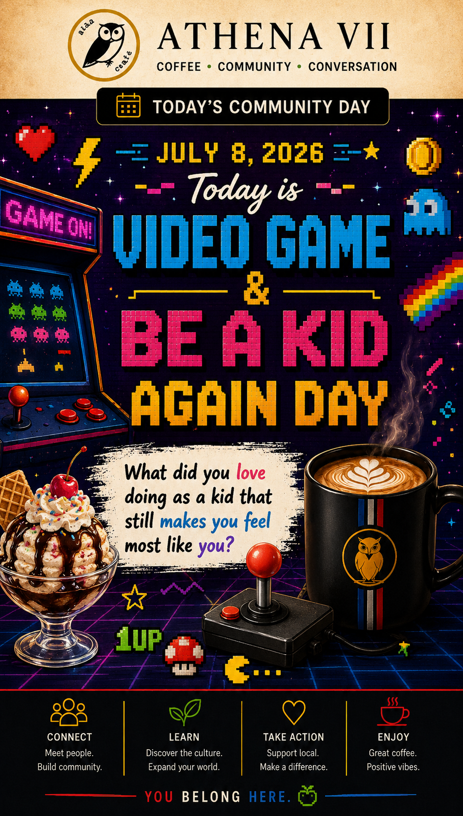 Video Game & Be A Kid Again Day