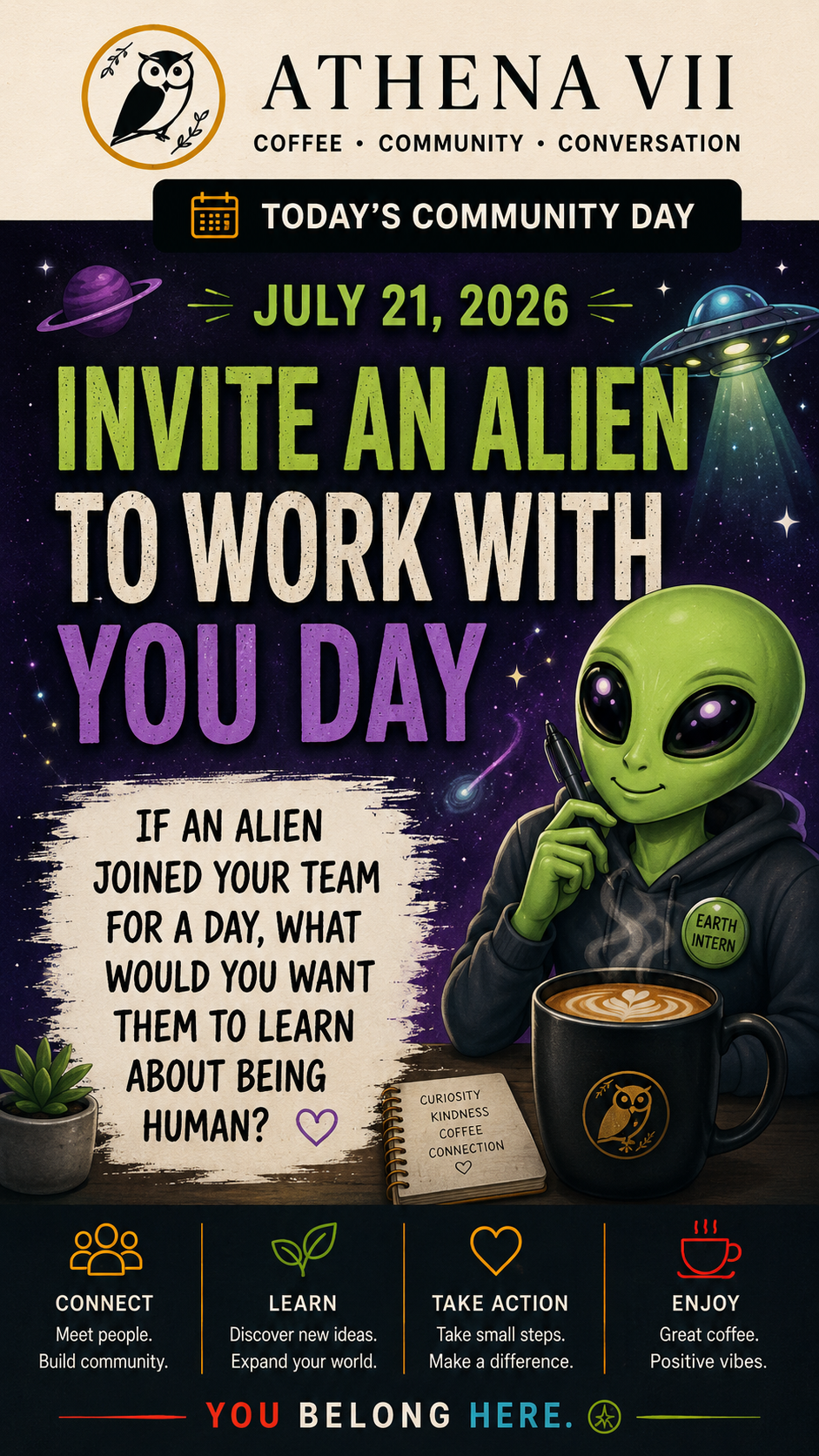 Invite An Alien To Work With You Day