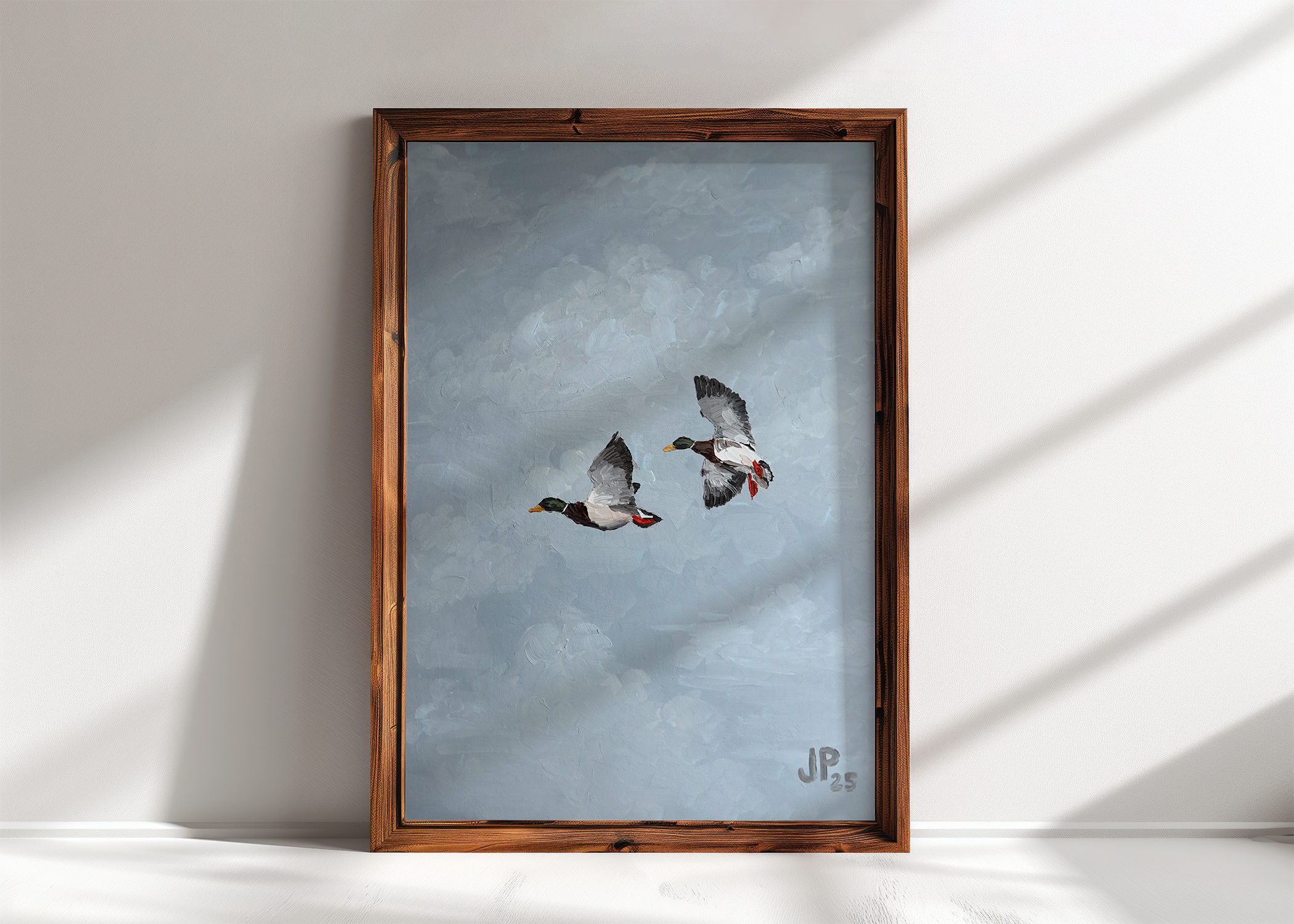 Two Mallards Original Painting