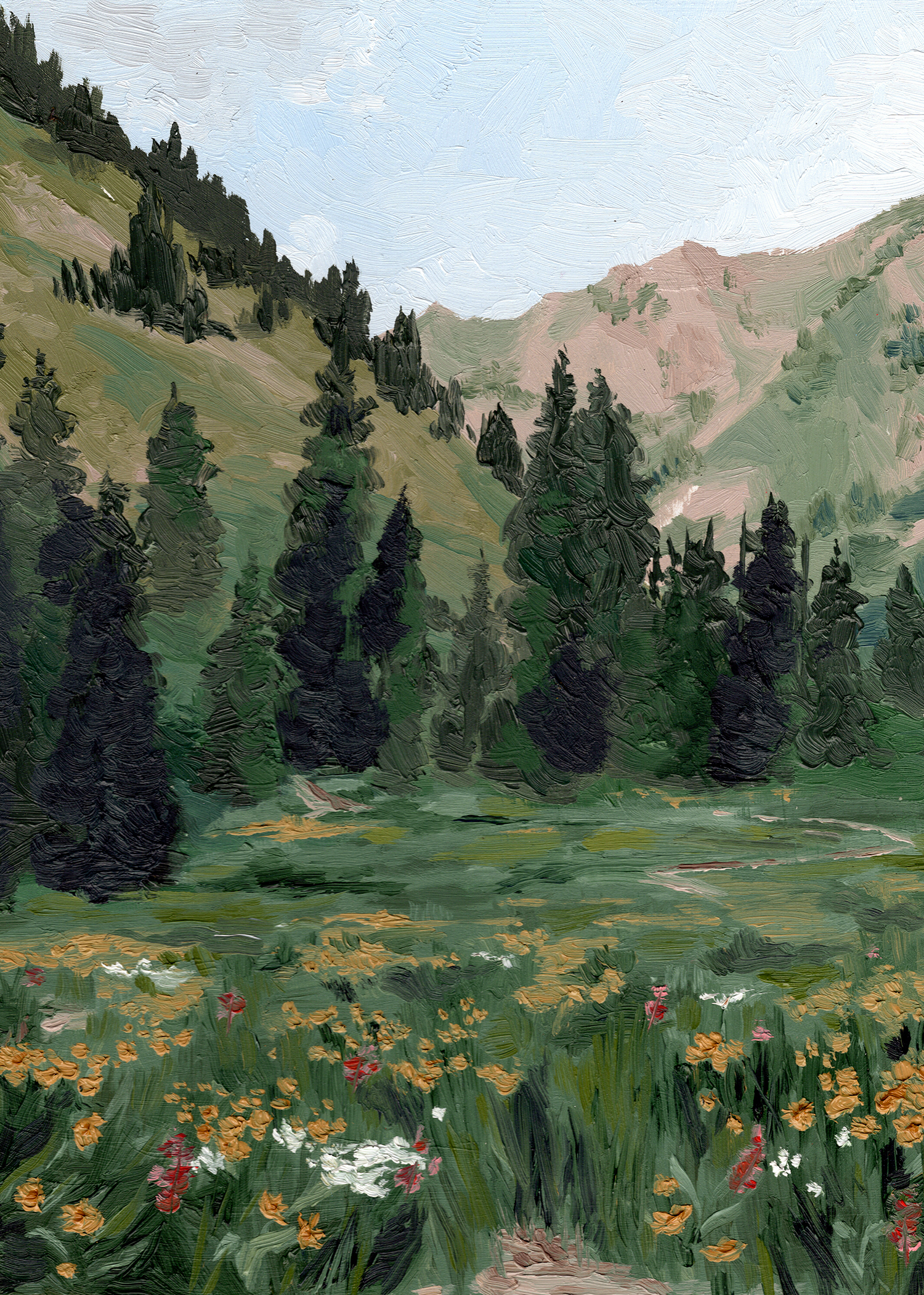Alpine #1 Art Print